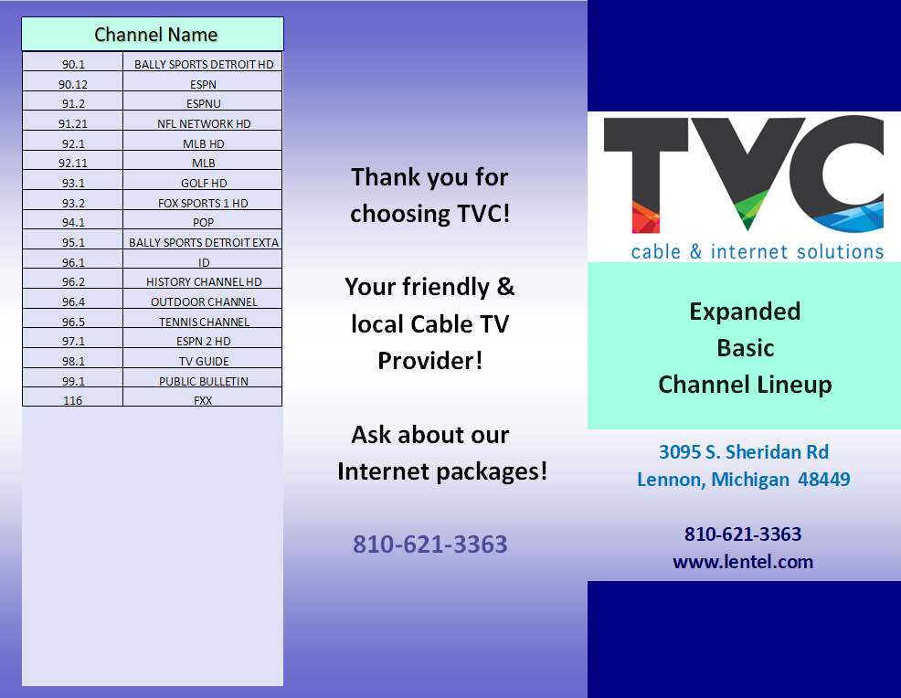 Channel Lineup